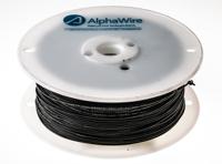 3050-bk001 Alpha Wire Hook-up Wire PVC Series Black 0.23 mm² Harsh Environment Wire, 24 AWG, 7/0.20 mm, 305m, PVC Insulation, 3050