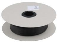 170-80350-hlb35-pet-bk HellermannTyton Expandable Braided PET Black Cable Sleeve, 35mm Diameter, 10m Length, Helagaine HLB Series
