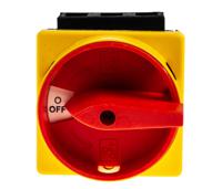466-144 RS PRO 3P Pole Panel Mount Isolator Switch - 40A Maximum Current, 15kW Power Rating, IP65