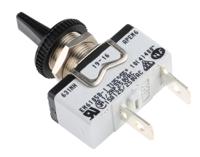 631nh2 APEM Toggle Switch, Panel Mount, On-Off, SPST, Tab Terminal