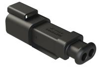 at04-2p-sr02blk Amphenol Industrial, AT Cable connector Plug 2 Way, Crimp Termination AT04-2P-SR02BLK