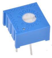 3386p-1-221lf 220Ω, Through Hole Trimmer Potentiometer 0.5W Top Adjust Bourns, 3386