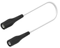 7150iec-50-100n Electro PJP Test lead, 3A, 300 → 1000V, Black, 1m Lead Length