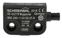 bns-260-1101zg-st-r Schmersal BNS260 Series Magnetic Non-Contact Safety Switch, 24V dc, Plastic Housing, NO/NC, M8