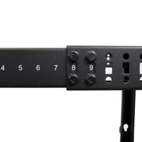 4postrack12u StarTech.com Black 12U Steel Server Rack , with 4-Post Frame
