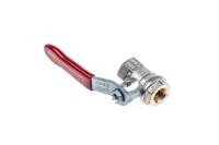 733-5126 RS PRO Brass Full Bore, 2 Way, Ball Valve, Threaded, BSPP 1/4in, 40 → 30bar Operating Pressure