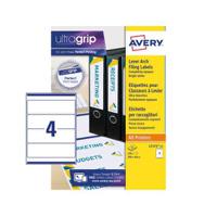 l7171-25 Avery White Adhesive High Visibility Label Sheet, Pack of 25Sheets