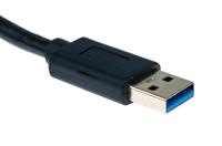 12021043-10 Roline USB 3.0, Male USB A to Male SATA Data; SATA Power, 150mm