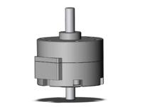 crb2bw20-270sez SMC CRB2 Series 7 bar Single Action Rotary Actuator, 270° Rotary Angle, 20mm Bore