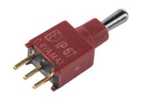401-696 RS PRO Toggle Switch, PCB Mount, On-Off-On, SPDT, Through Hole Terminal