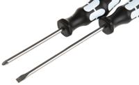 05032063001 Wera Phillips; Pozidriv; Slotted Screwdriver Set, 6-Piece