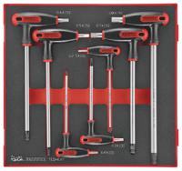 tedhex7 Teng Tools 7 piece L Shape Metric Hex Key Set, 2.5 → 8mm