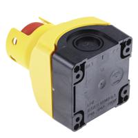 s1py91ps Lovato S1P Series Pull Release Emergency Stop Push Button, Surface Mount, 1NC, IP66, IP67, IP69K