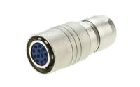 hr10-10p-12s-73 Hirose Circular Connector, 12 Contacts, Cable, Miniature Connector, Plug, Female, HR10 Series
