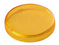 a0263d Panel Mount Indicator Lens Round Style, Yellow, 26mm diameter