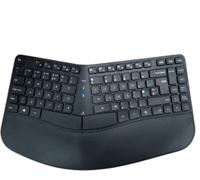 kyb-contour-rfbtb Ceratech KYB-CONTOUR-RFBTB Wireless RF Compact Keyboard, QWERTY (UK), Black