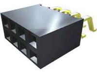 smh-105-02-g-d Samtec SMH Series Straight Surface Mount PCB Socket, 10-Contact, 2-Row, 2.54mm Pitch, Solder Termination