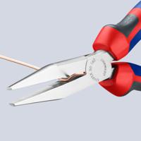 30-15-160 Knipex Long Nose Pliers, 170 mm Overall, Straight Tip, 46,5mm Jaw