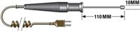 712-8206 RS PRO T Immersion, Surface Temperature Probe, 110mm Length, 10mm Diameter, +250 °C Max
