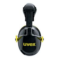 2600202 uvex K Ear Shells with Helmet Attachment, 30dB, Black, Yellow
