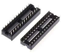 w31283trc Winslow, W3100 2.54mm Pitch Vertical 28 Way, Through Hole Stamped Pin Open Frame IC Dip Socket, 10A