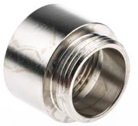 52104496 Lapp Cable Gland Adaptor, PG16 Exterior Thread, M25 Interior Thread, Nickel Plated Brass, SKINDICHT Series