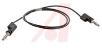 bu-2020-a-24-0 Mueller Electric, 10A, 300V, Black, 600mm Lead Length