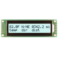 nhd-0220dz-fsw-fbw NEWHAVEN DISPLAY INTERNATIONAL NHD-0220DZ-FSW-FBW Alphanumeric LCD Alphanumeric Display, White on Grey, 2 Rows by 20