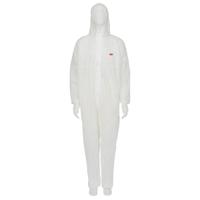 736-9769 3M White Coverall, CE CAT I, L