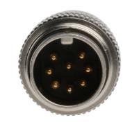 0332-08-1 Lumberg 8 Pole Din Plug, DIN EN 60529, 5A, 60 V ac IP68, Male, Cable Mount