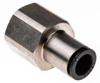 3114-10-21 Legris LF3000 Series Straight Threaded Adaptor, G 1/2 Female to Push In 10 mm, Threaded-to-Tube Connection Style