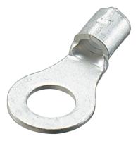 hc-r125-3 Nichifu, R1.25 Uninsulated Ring Terminal, M3 Stud Size, 0.25mm² to 1.65mm² Wire Size