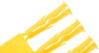 r-uno-yel-96-c RawlPlug Yellow Plastic Wall Plug, 24mm Length, 5mm Fixing Hole Diameter