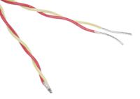 847-9693 RS PRO Type K Exposed Junction Thermocouple 2m Length, 7/0.2mm Diameter → +250°C