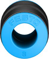 qs-8-50 Festo QS Series Straight Tube-to-Tube Adaptor, Push In 8 mm to Push In 8 mm, Tube-to-Tube Connection Style, 130688