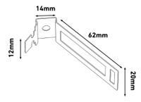 182-3862 RS PRO, Conduit Fitting, Galvanised Steel, White