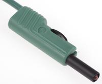 934099104 Hirschmann Test & Measurement Green Male Banana Plug, 4 mm Connector, Screw Termination, Nickel Plating