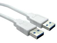182-8914 RS PRO USB 3.0, Male USB A to Male USB A, 800mm