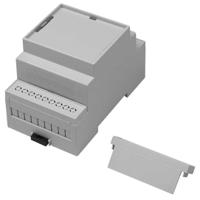 194-7584 RS PRO Solid Top Enclosure Type, 53.4 x 90 x 58mm, Polycarbonate DIN Rail Enclosure Kit