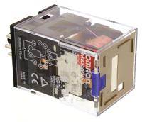 mks3pi-5-12vdc Omron PCB Mount Relay, 12V dc Coil, 10A Switching Current, 3PDT