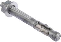 908-6707 RS PRO Carbon Steel Anchor Bolt M12 x 100mm, 12mm Fixing Hole