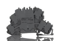 2002-2601 WAGO  TOPJOB S, 2002 Series Grey, 2.5mm², Double-Level, Push-In Cage Clamp Termination, ATEX, IECEx