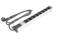 49bm8ippm CAE Multimedia Connect Schuko 8 Gang Power Distribution Unit, 2m Cable, 16A, 250 V ac