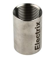 471-1344 RS PRO Coupler, Conduit Fitting, 20mm Nominal Size, 316 Stainless Steel, Silver