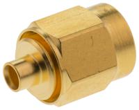 j01150a0121 Telegartner, Plug Cable Mount SMA Connector, 50Ω, Crimp Termination, Straight Body