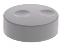777-7296 RS PRO 38.6mm Grey Potentiometer Knob for 6mm Shaft Splined