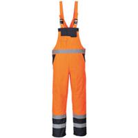 125-1654 Portwest Orange Hi Vis Overalls, S