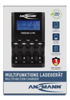 1001-0079-uk Ansmann Powerline 4.2 Pro Battery Charger For NiMH AA, AAA 4 Cell 400mA with EU, UK plug