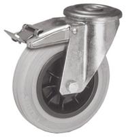14312g-fr-fb LAG Swivel Castor Wheel, 110kg Capacity, 125mm Wheel