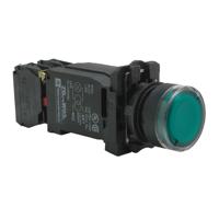 xb5aw3345 Schneider Electric XB5 Series Illuminated Push Button, 22mm Cutout, 1 NO + 1 NC, 240V, IP66, IP67, IP69